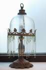Marbella, Spain. Antique lamp circa 1910s. Vintage Print